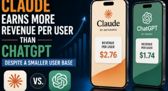 Claude Earns More Revenue Per User Than ChatGPT Despite a Smaller User Base