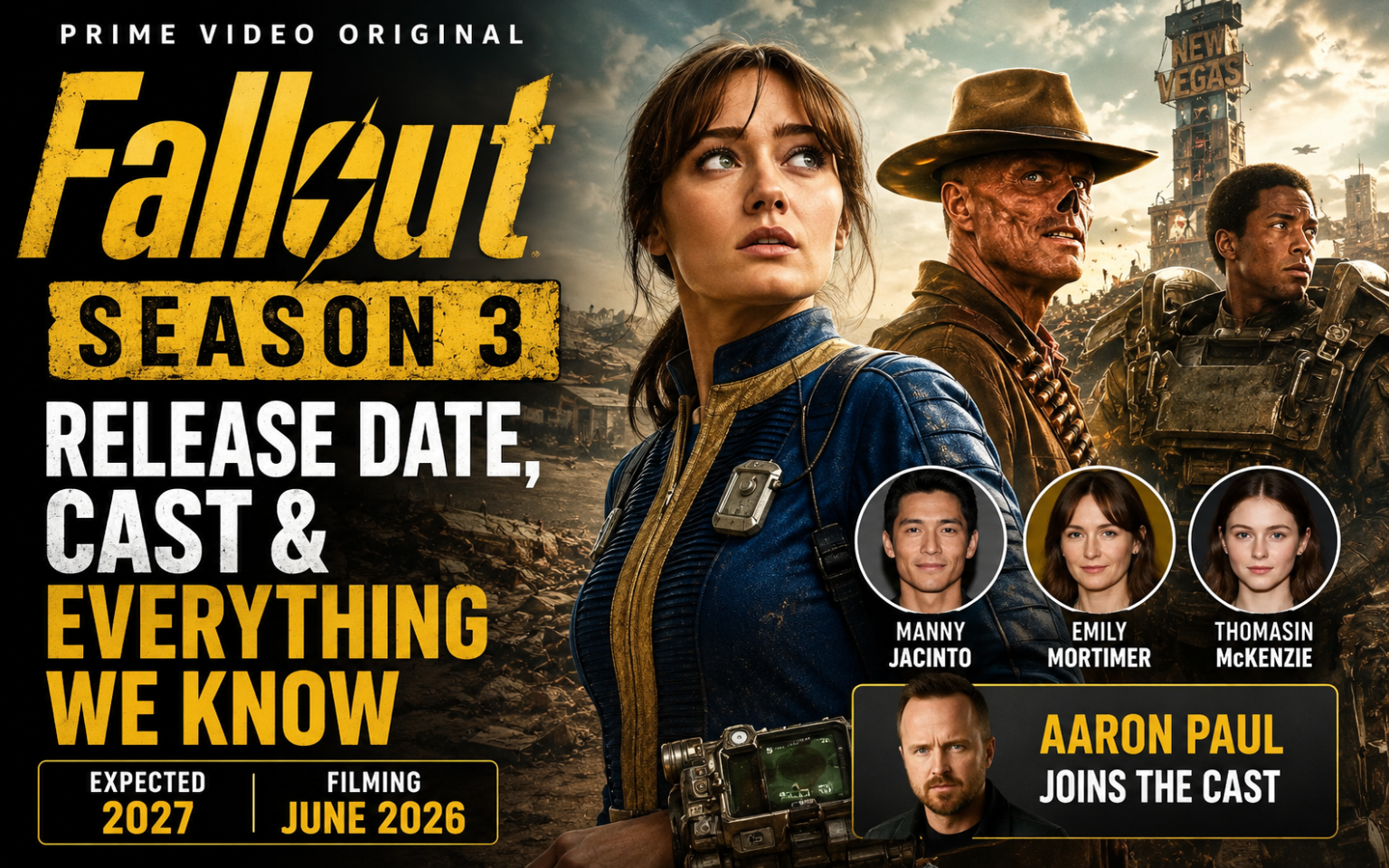 Fallout Season 3: Release Date, Cast & Everything We Know