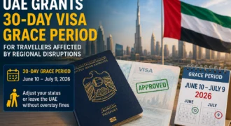 UAE Grants 30-Day Visa Grace Period for Travellers Affected by Regional Disruptions