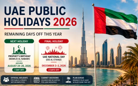 UAE Public Holidays 2026: Remaining Days Off This Year