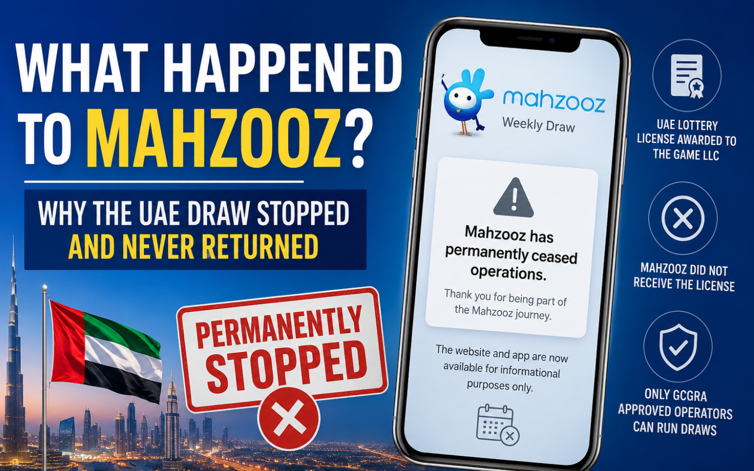 What Happened to Mahzooz? Why the UAE Draw Stopped and Never Returned